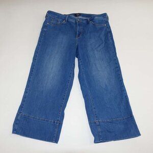 Not Your Daughter's Women's Cropped Lift Tuck Jeans Size 12 Blue High Rise Denim